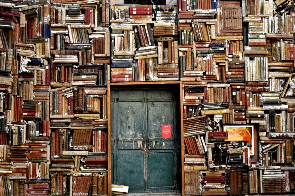 books, shelves, door-1655783.jpg